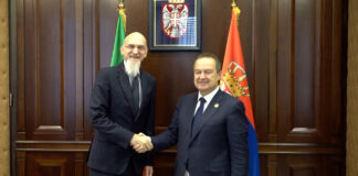 Ministar Dačić se sastao sa ambasadorom Italije