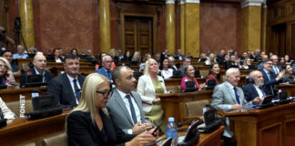 Burno u Skupštini – Polemika Aleksića i Brnabić