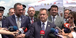 Ministri Dačić i Toškovski obišli integrisani granični prelaz Preševo- Tabanovce