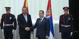 Dačić se sastao sa novoizabranim ministrom MUP-a Republike S. Makedonije Pančetom Toškovskim