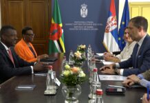 Ministar Đurić sa ministrom Dominike – O jačanju odnosa, KiM, litijumu…