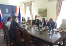 Ministar Đurić sa ambasadorom Slovačke