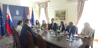 Ministar Đurić sa ambasadorom Slovačke