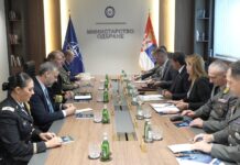 Sastanak ministra Gašića sa komandantom Komande združenih snaga NATO u Napulju