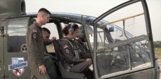 Letačka obuka budućih pilota helikoptera Vojske Srbije