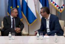 Vučić primio u oproštajnu posetu ambasadora Holandije