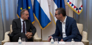 Vučić primio u oproštajnu posetu ambasadora Holandije