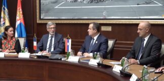 Ministar Dačić se sastao sa ambasadorom Francuske u Srbiji