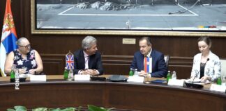 Ministar Dačić razgovarao sa ambasadorom Ujedinjenog Kralјevstva o unapređenju policijske saradnje