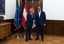 Vučić sa austrijskim ministrom – Regionalna bezbednost, geopolitičke tenzije i vojni sukobi