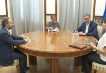 Vučić sa Žiofreom – Pozvao sam EU i zemlje članice da se hitno suprotstave samovolji Prištine