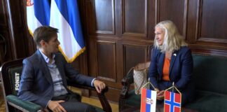 Predsednica Narodne skupštine sastala se danas sa ambasadorkom Kraljevine Norveške