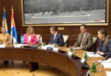 Dačić primio u oproštajnu posetu v.d. šefa misije Međunarodne organizacije za migracije u Srbiji