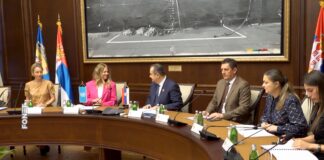Dačić primio u oproštajnu posetu v.d. šefa misije Međunarodne organizacije za migracije u Srbiji