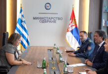 Sastanak ministra Gašića sa ambasadorkom Grčke Levanti