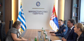 Sastanak ministra Gašića sa ambasadorkom Grčke Levanti