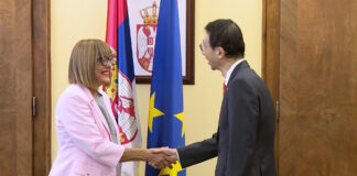 Maja Gojković primila ambasadora Japana Akiru Imamuru