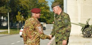 Načelnik Generalštaba Vojske Srbije s novim komandantom Kfora