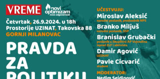 „Pravda za politiku“ u Gornjem Milanovcu