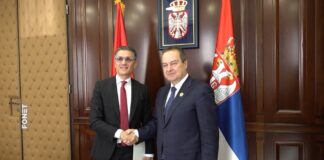 Ministar Dačić primio u oproštajnu posetu ambasadora Kraljevine Maroko