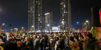 Blokada Beograda na vodi – Skandiranje, provokacije i tuča