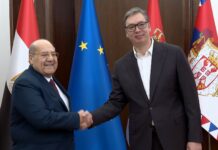 Vučić sa predsednikom Senata Egipta o saradnji dve zemlje
