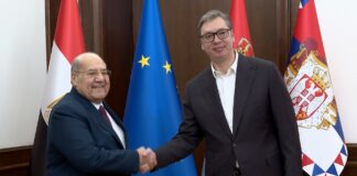 Vučić sa predsednikom Senata Egipta o saradnji dve zemlje
