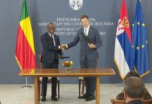 Ministar Đurić sa ministrom inostranih poslova Republike Benin