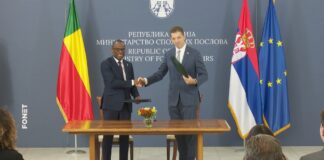Ministar Đurić sa ministrom inostranih poslova Republike Benin