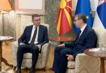 Vučić se sastao sa premijerom Severne Makedonije
