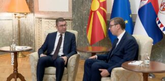 Vučić se sastao sa premijerom Severne Makedonije