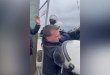 Savo Manojlović priveden na Starom savskom mostu