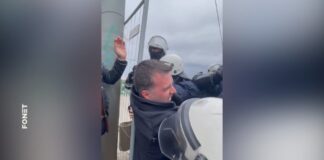 Savo Manojlović priveden na Starom savskom mostu