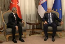 Vučević i ambasador Hami Aksoj – Potencijal za unapređenje saradnje Srbije i Turske u više oblasti