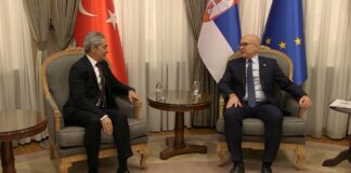 Vučević i ambasador Hami Aksoj – Potencijal za unapređenje saradnje Srbije i Turske u više oblasti