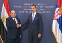 Đurić sa predsednikom Senata Egipta – Srbija i Egipat neguju istorijsko prijateljstvo