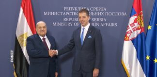 Đurić sa predsednikom Senata Egipta – Srbija i Egipat neguju istorijsko prijateljstvo