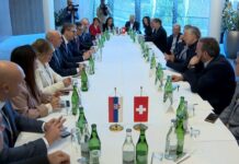 Vučić u dvodnevnoj poseti Švajcarskoj – Sastanci sa episkopom švajcarskim i privrednicima