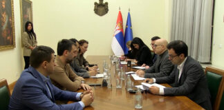 Vučević sa direktorom kineske kompanije CRBC za Srbiju