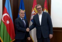 Vučić i ministar spoljnih poslova Azerbejdžana – Dobri razgovori o geopolitičkoj situaciji
