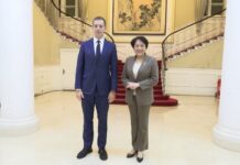 Ministar Đurić sa predsednicom Kineskog instituta za međunarodne studije Čen Bo