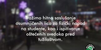 Mesec dana studentskih blokada – Ažuriranje zahteva studenata FDU