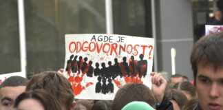 Nezavisni sindikati javnih službi u Zrenjaninu podržali studente