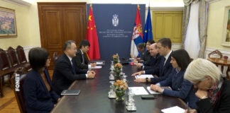 Ministar Đurić sa kineskim ambasadorom Li Mingom