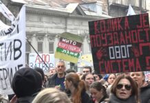 Održan protest sindikata EPS Nezavisnost – ogranak TENT, priključili se i studenti