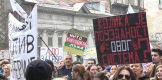 Održan protest sindikata EPS Nezavisnost – ogranak TENT, priključili se i studenti