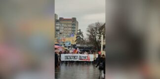 Veliki protestni skup i generalni štrajk u Zrenjaninu