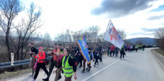 Marš studenata ka Nišu