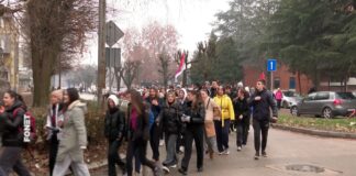Studenti iz Čačka peške idu do Niša, na protest koji je zakazan za 1. mart