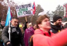 Nastavljen studentski pohod ka Kragujevcu